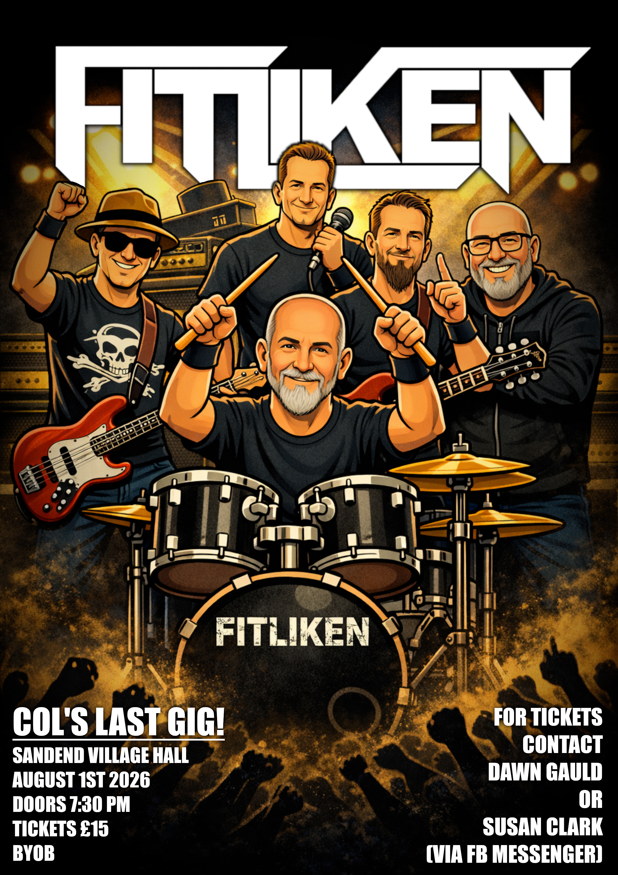 Fitliken live at Sandend Village Hall