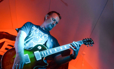 Chris, guitarist with the band Fitliken